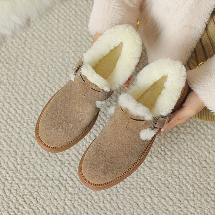 Deep Mouth Flat Shoes Minimalist Winter 2024
