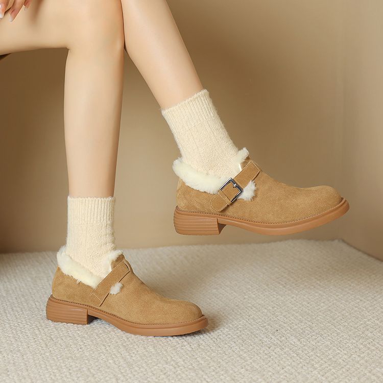 Deep Mouth Flat Shoes Minimalist Winter 2024 - Image 3