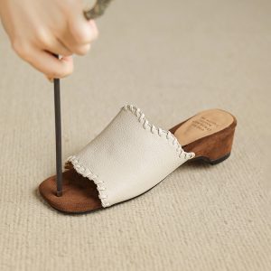 Women's One-Strap Slides with Chunky Heel - Summer 2026 - Style m.html